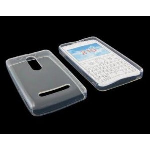 CUSTODIA GEL TPU SILICONE per NOKIA ASHA 210 COLORE BIANCO