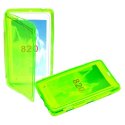 CUSTODIA GEL TPU SILICONE FLIP BOOK per NOKIA LUMIA 820 COLORE VERDE