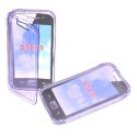 CUSTODIA GEL TPU SILICONE FLIP BOOK per SAMSUNG S5830 GALAXY ACE COLORE VIOLA