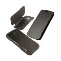 CUSTODIA ORIZZONTALE FLIP COVER per SAMSUNG I8260 GALAXY CORE, I8262 COLORE NERO