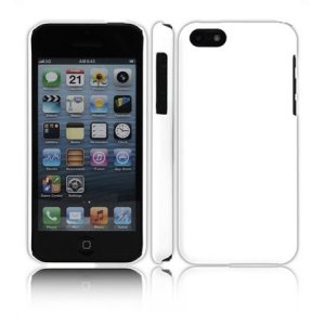 CUSTODIA BACK RIGIDA per APPLE IPHONE 5c COLORE BIANCO