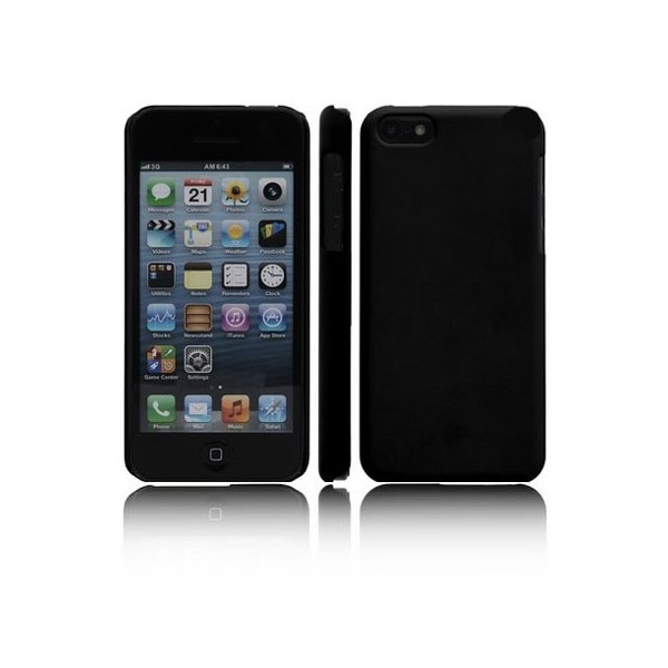 CUSTODIA BACK RIGIDA per APPLE IPHONE 5c COLORE NERO