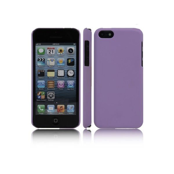 CUSTODIA BACK RIGIDA per APPLE IPHONE 5c COLORE VIOLA