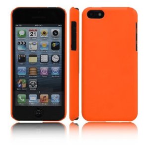 CUSTODIA BACK RIGIDA per APPLE IPHONE 5c COLORE ARANCIONE