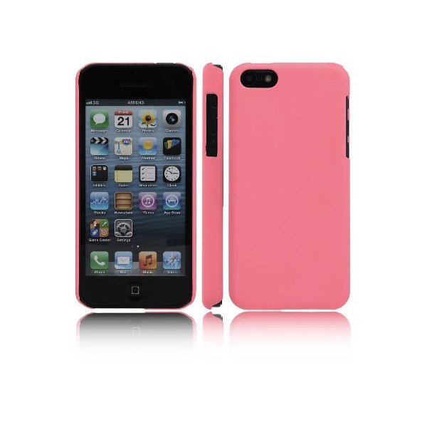 CUSTODIA BACK RIGIDA per APPLE IPHONE 5c COLORE ROSA