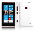 CUSTODIA BACK RIGIDA per NOKIA LUMIA 520, LUMIA 525 COLORE BIANCO