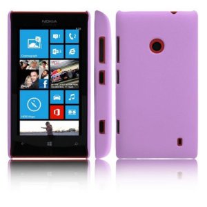 CUSTODIA BACK RIGIDA per NOKIA LUMIA 520, LUMIA 525 COLORE VIOLA