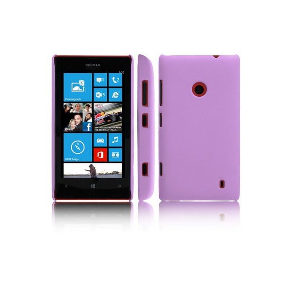 CUSTODIA BACK RIGIDA per NOKIA LUMIA 520, LUMIA 525 COLORE VIOLA