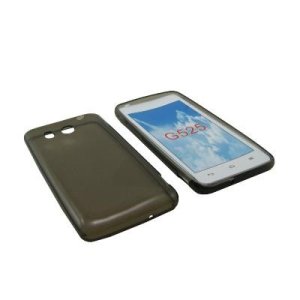 CUSTODIA GEL TPU SILICONE per HUAWEI ASCEND G525 COLORE NERO