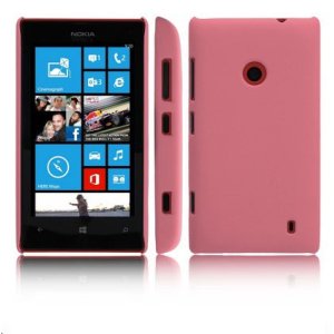 CUSTODIA BACK RIGIDA per NOKIA LUMIA 520, LUMIA 525 COLORE ROSA