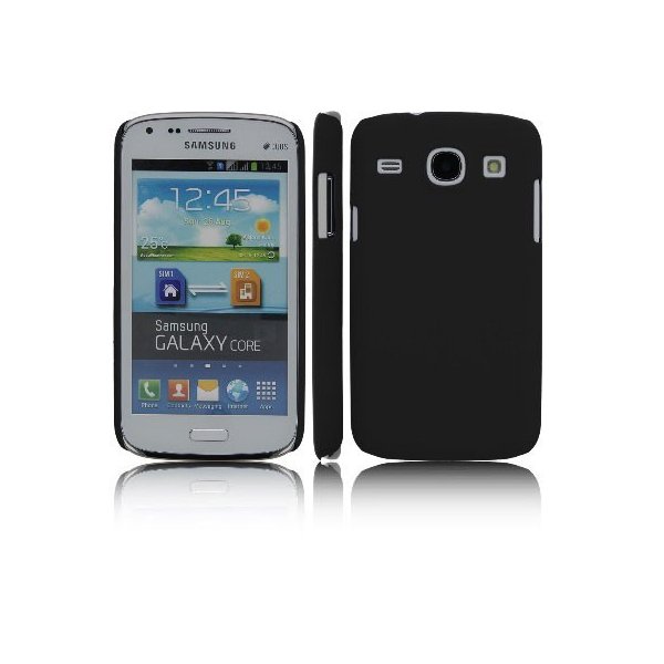 CUSTODIA BACK RIGIDA per SAMSUNG I8260 GALAXY CORE, I8262 COLORE NERO