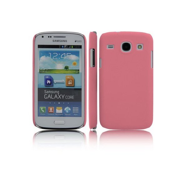 CUSTODIA BACK RIGIDA per SAMSUNG I8260 GALAXY CORE, I8262 COLORE ROSA