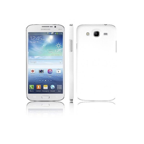 CUSTODIA BACK RIGIDA per SAMSUNG I9150 GALAXY MEGA 5.8" POLLICI, I9152 COLORE BIANCO