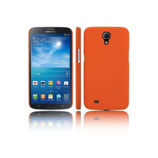 CUSTODIA BACK RIGIDA per SAMSUNG I9200 GALAXY MEGA 6.3" POLLICI, I9205 COLORE ARANCIONE