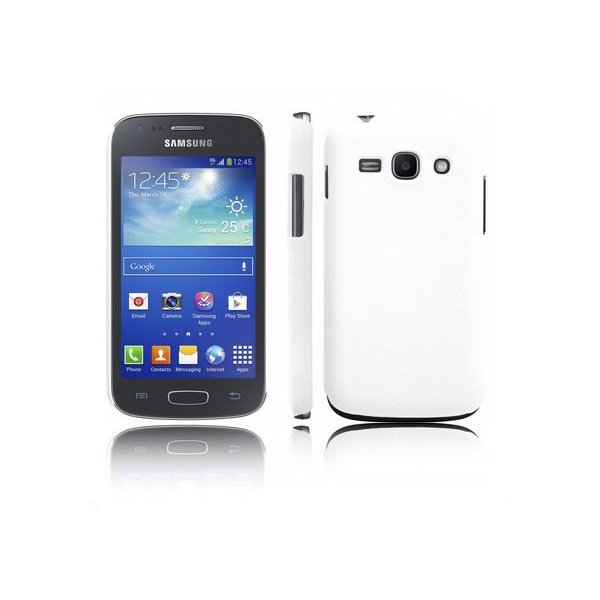 CUSTODIA BACK RIGIDA per SAMSUNG S7270 GALAXY ACE 3, S7272, S7275 COLORE BIANCO