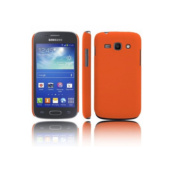 CUSTODIA BACK RIGIDA per SAMSUNG S7270 GALAXY ACE 3, S7272, S7275 COLORE ARANCIONE