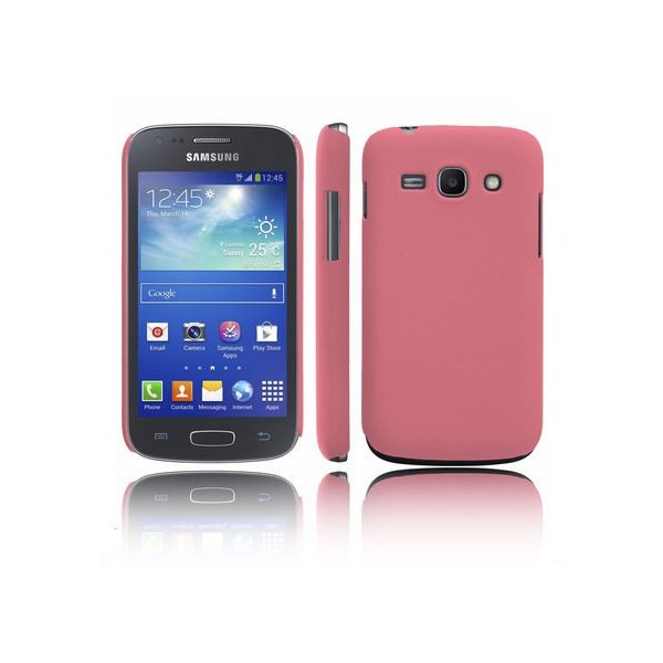 CUSTODIA BACK RIGIDA per SAMSUNG S7270 GALAXY ACE 3, S7272, S7275 COLORE ROSA