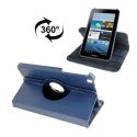 CUSTODIA BOOK PELLE GIREVOLE per SAMSUNG GALAXY TAB 3 8" POLLICI, SM-T310, SM-T311, SM-T315 COLORE BLU