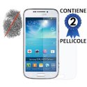 PELLICOLA PROTEGGI DISPLAY ANTI IMPRONTA SAMSUNG C1010 GALAXY S4 ZOOM, C101 CONFEZIONE 2 PEZZI