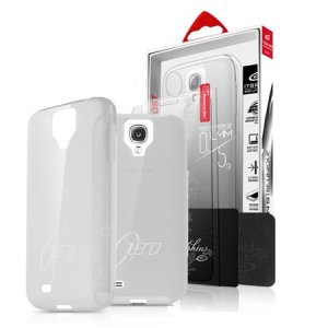 CUSTODIA BACK RIGIDA SLIM DA 0,3mm + PELLICOLA per SAMSUNG I9190 GALAXY S4 MINI COLORE BIANCO ZERO ITSKINS BLISTER