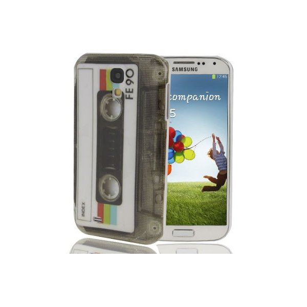 CUSTODIA BACK RIGIDA per SAMSUNG I9500 GALAXY S4, I9505, I9502 FANTASIA MUSICASSETTA