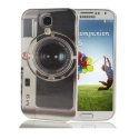 CUSTODIA BACK RIGIDA per SAMSUNG I9500 GALAXY S4, I9505, I9502 FANTASIA MACCHINA FOTOGRAFICA