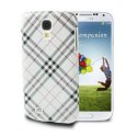 CUSTODIA BACK RIGIDA per SAMSUNG I9500 GALAXY S4, I9505, I9502 FANTASIA SCOZZESE COLORE BIANCO