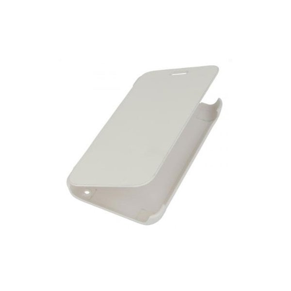 CUSTODIA ORIZZONTALE FLIP COVER per SAMSUNG I8260 GALAXY CORE, I8262 COLORE BIANCO