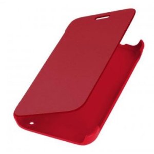 CUSTODIA ORIZZONTALE FLIP COVER per SAMSUNG I8260 GALAXY CORE, I8262 COLORE ROSSO