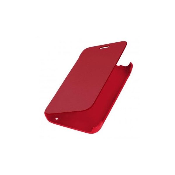 CUSTODIA ORIZZONTALE FLIP COVER per SAMSUNG I8260 GALAXY CORE, I8262 COLORE ROSSO