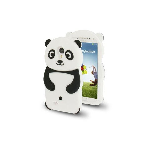 CUSTODIA GEL TPU SILICONE per SAMSUNG I9500 GALAXY S4, I9505, I9502 FANTASIA PANDA