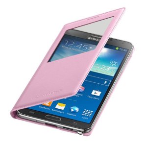 CUSTODIA ORIGINALE SAMSUNG EF-CN900BIEGWW - S VIEW COVER ROSA per GALAXY NOTE 3, N9000 BLISTER