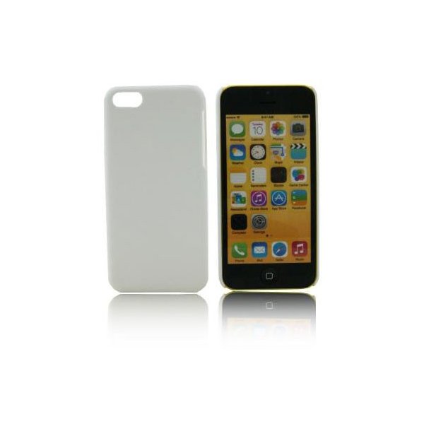 CUSTODIA BACK RIGIDA per APPLE IPHONE 5c COLORE BIANCO