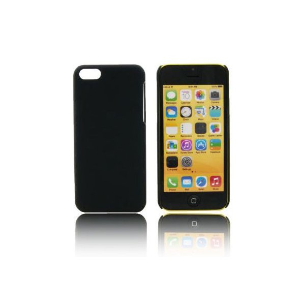 CUSTODIA BACK RIGIDA per APPLE IPHONE 5c COLORE NERO