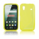 CUSTODIA GEL TPU SILICONE DOUBLE per SAMSUNG S5830 GALAXY ACE COLORE GIALLO