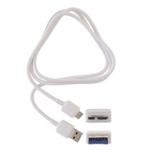 CAVO MICRO USB 3.0 - LUNGHEZZA 1 MT COLORE BIANCO