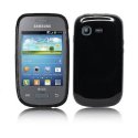 CUSTODIA GEL TPU SILICONE LUCIDA per SAMSUNG S5310 GALAXY POCKET NEO, S5312 COLORE NERO