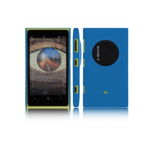 CUSTODIA BACK RIGIDA per NOKIA LUMIA 1020, EOS, 909, RM-875, RM-877, RM-876 COLORE BLU