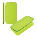 CUSTODIA ORIZZONTALE FLIP COVER per APPLE IPHONE 4, 4S COLORE VERDE