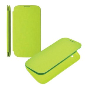 CUSTODIA ORIZZONTALE FLIP COVER per APPLE IPHONE 4, 4S COLORE VERDE