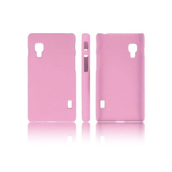 CUSTODIA BACK RIGIDA per LG OPTIMUS L5 II, E460 COLORE ROSA