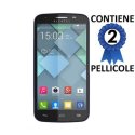 PELLICOLA PROTEGGI DISPLAY ALCATEL ONE TOUCH HERO CONFEZIONE 2 PEZZI