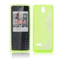 CUSTODIA GEL TPU SILICONE DOUBLE per NOKIA 515 COLORE VERDE