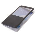 CUSTODIA FLIP ORIZZONTALE per SAMSUNG GALAXY NOTE 3, N9000 CON FINESTRA IDENTIFICATIVO CHIAMANTE COLORE NERO