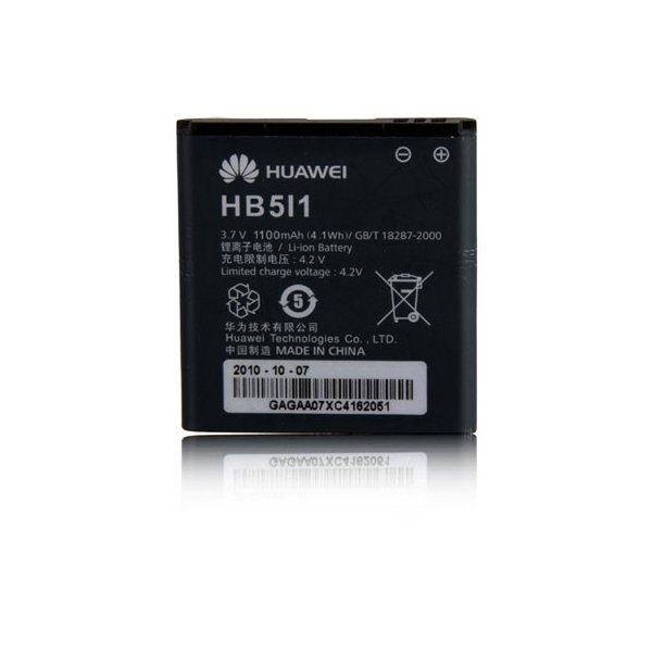 BATTERIA ORIGINALE HUAWEI HB5I1 per C8300, G7010, M735, U8350 1100 mAh LI-ION BULK SEGUE COMPATIBILITA'..