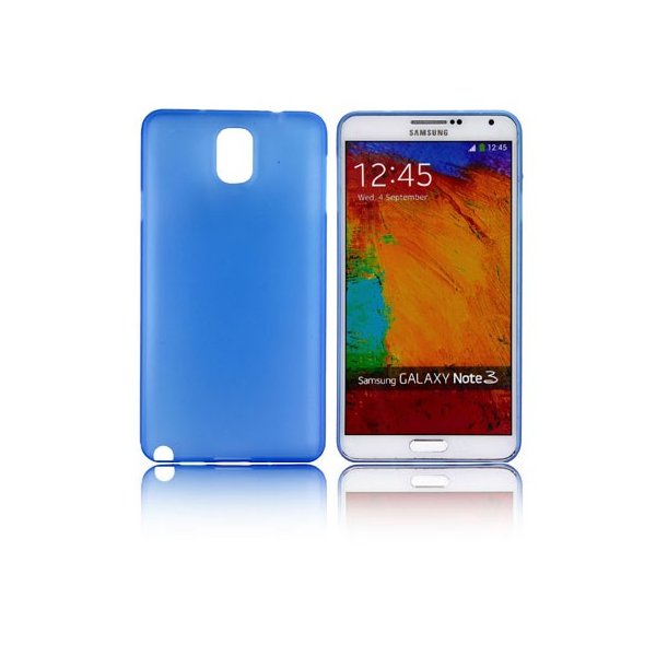 CUSTODIA BACK RIGIDA SLIM DA 0,35mm per SAMSUNG GALAXY NOTE 3, N9000, N9002, N9005 COLORE AZZURRO