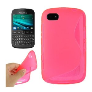 CUSTODIA GEL TPU SILICONE DOUBLE per BLACKBERRY 9720 SAMOA COLORE ROSA