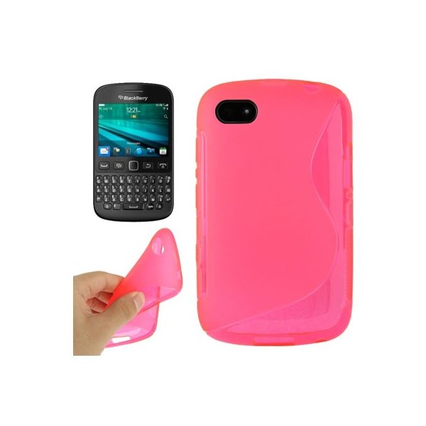 CUSTODIA GEL TPU SILICONE DOUBLE per BLACKBERRY 9720 SAMOA COLORE ROSA