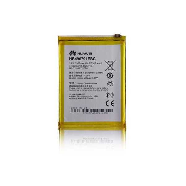 BATTERIA ORIGINALE HUAWEI HB496791EBC per ASCEND MATE, MT1-U06 3900 mAh LI-ION BULK