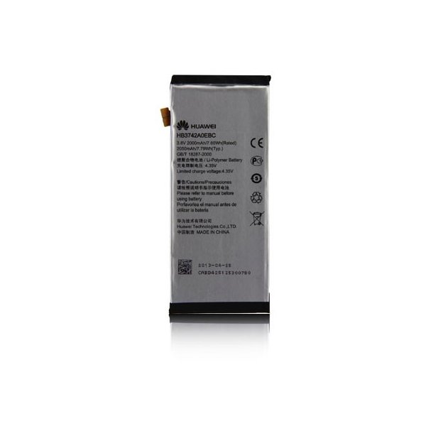 BATTERIA ORIGINALE HUAWEI HB3742A0EBC per ASCEND P6, ASCEND G6, ASCEND P7 MINI 2000 mAh LI-ION BULK SEGUE COMPATIBILITA'...